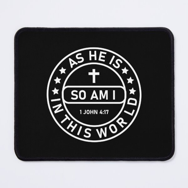 Item preview, As He is so am I in this world circle black 1 designed and sold by Warih.