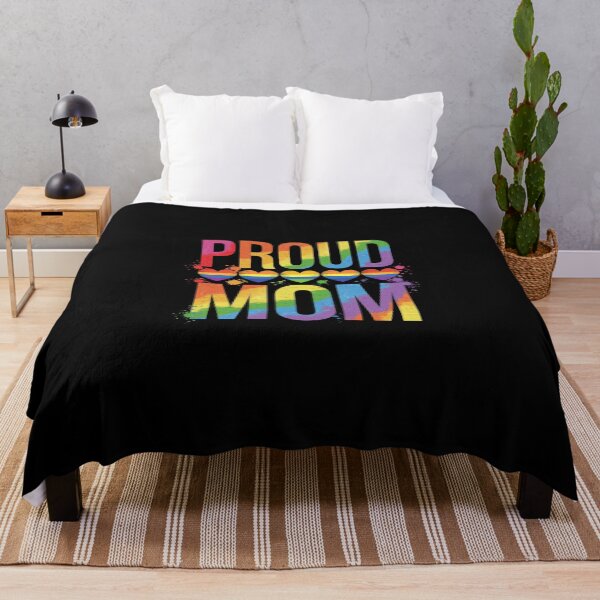 Item preview, Proud Gay Pride Mom Mothers Day Rainbow Flag LGBT  designed and sold by SyntaxClaw.