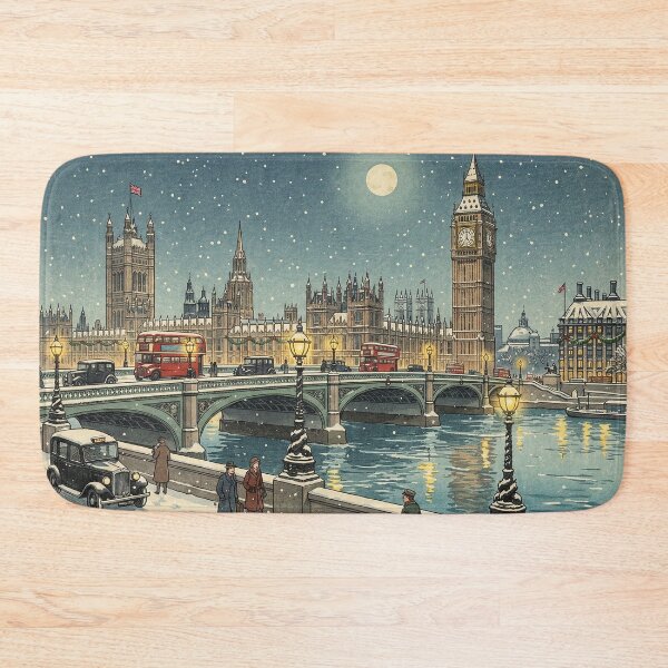 Item preview, White Christmas in London City designed and sold by Takeda-art.