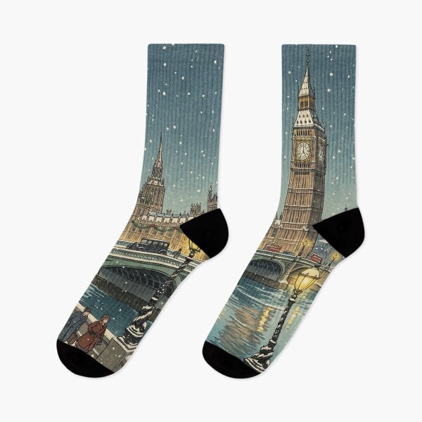 Item preview, White Christmas in London City designed and sold by Takeda-art.