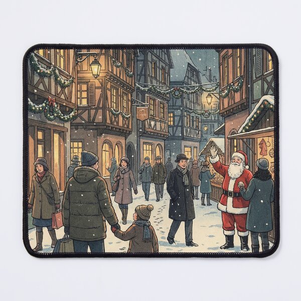 Item preview, European Christmas Town in Winter designed and sold by Takeda-art.
