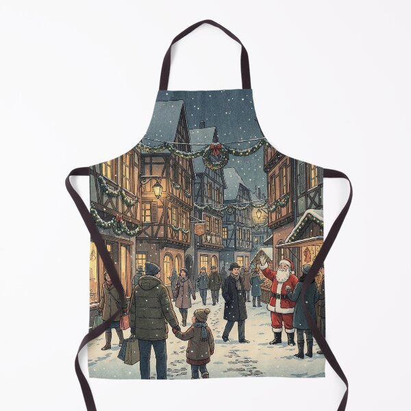 Item preview, European Christmas Town in Winter designed and sold by Takeda-art.