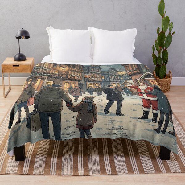 Item preview, European Christmas Town in Winter designed and sold by Takeda-art.