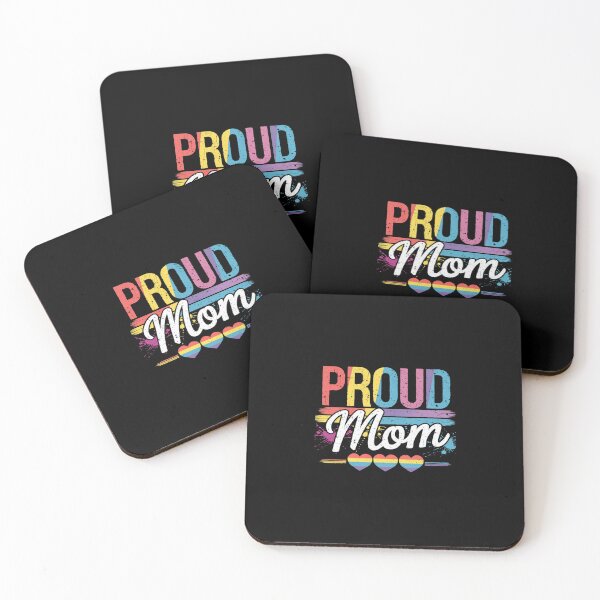 Item preview, Proud Gay Pride Mom Mothers Day Rainbow Flag LGBT  designed and sold by SyntaxClaw.