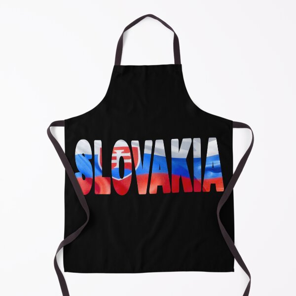 Item preview, SLOVAKIA - Flag Flying in Wind cut to Letters Souvenir Sticker Shirt designed and sold by Adam Gormley.