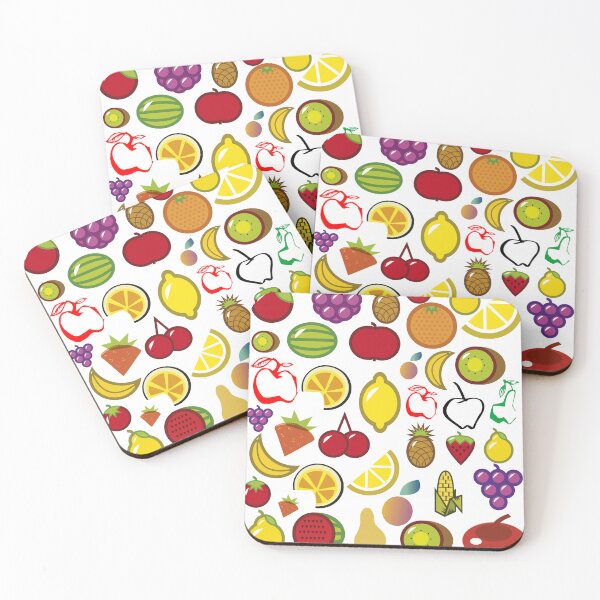 Item preview, Colorful Fruit Pattern Cute Hand Drawn Illustration designed and sold by NNAANN.