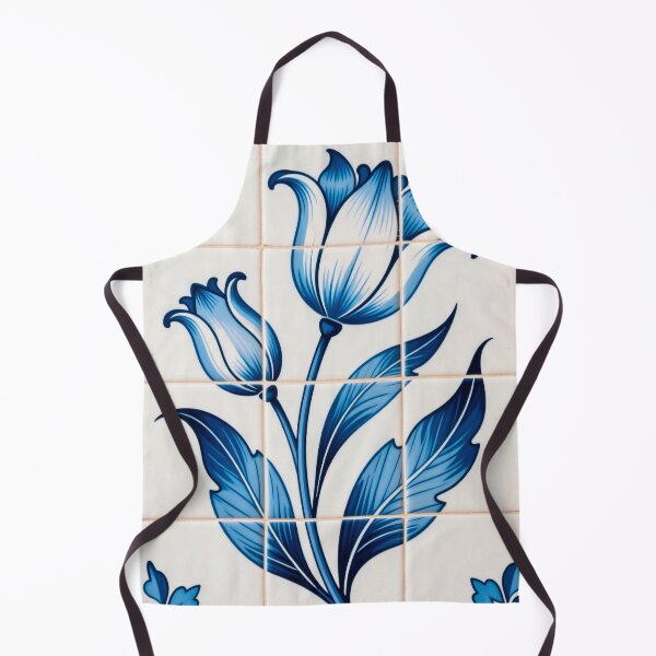 Item preview, Blue Portuguese Azulejo Floral Tiles designed and sold by vivaportugalstore.