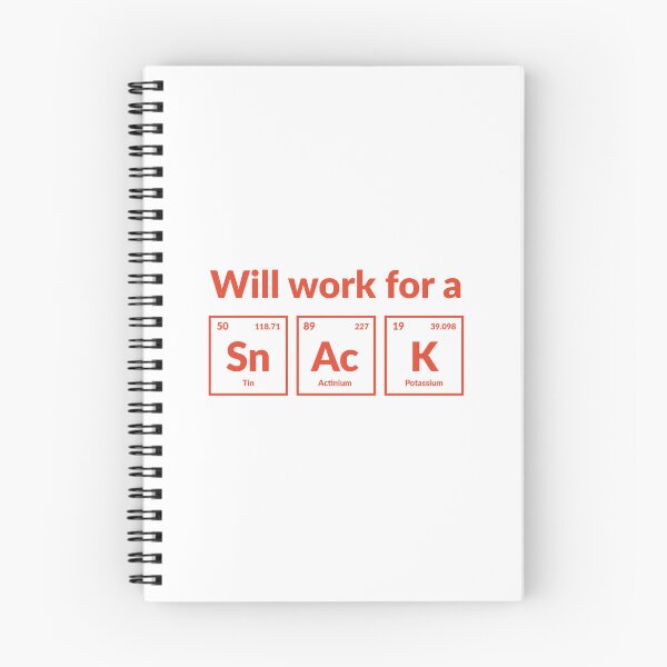 Item preview, Will work for a snack designed and sold by LitaBarc.