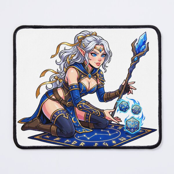 Item preview, Roll for Arcana: Elven Wizard Rolling Dice designed and sold by SkinnyFlatWhite.