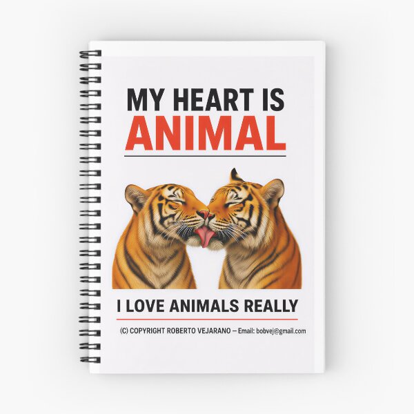 Item preview, TIGERS KISS 8K 1 designed and sold by ANIMALS IN LOVE - T- SHIRTS - Zoomagic Puzzle.