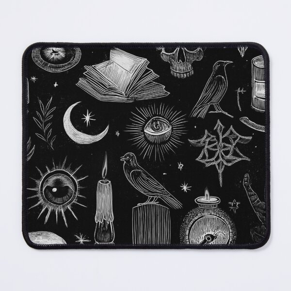 Item preview, Gothic Occult Symbols Pattern designed and sold by Equinox-Ds.