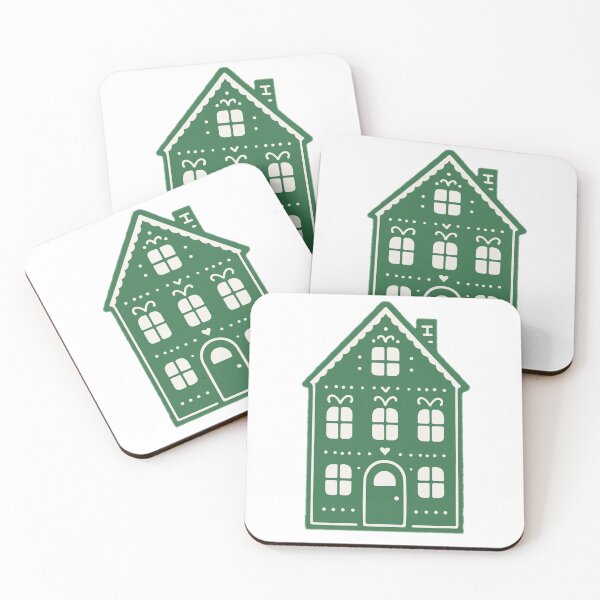 Item preview, Green Gingerbread House (Scandinavian style) designed and sold by goold-fish.