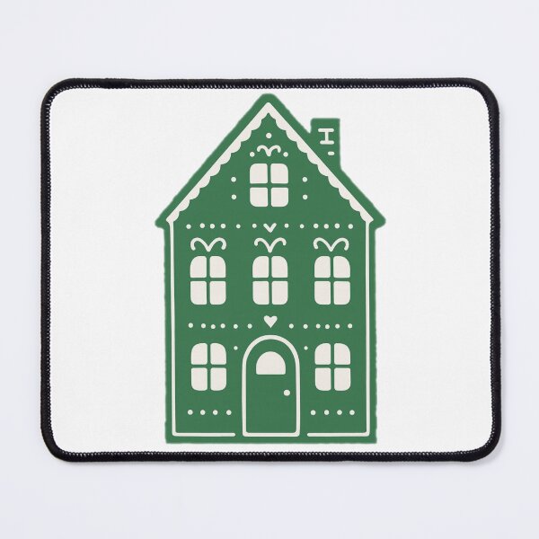 Item preview, Green Gingerbread House (Scandinavian style) designed and sold by goold-fish.
