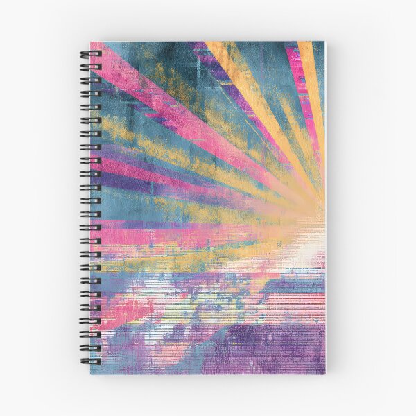 Item preview, Pink blue sunburst designed and sold by Newrealis.