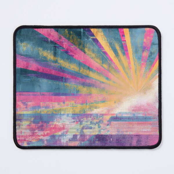 Item preview, Pink blue sunburst designed and sold by Newrealis.