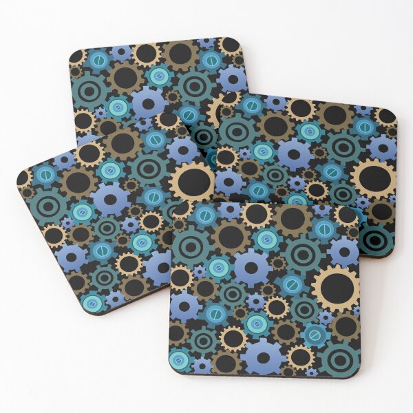 Item preview, Industrial Gears Pattern Mechanical Abstract Design designed and sold by NNAANN.