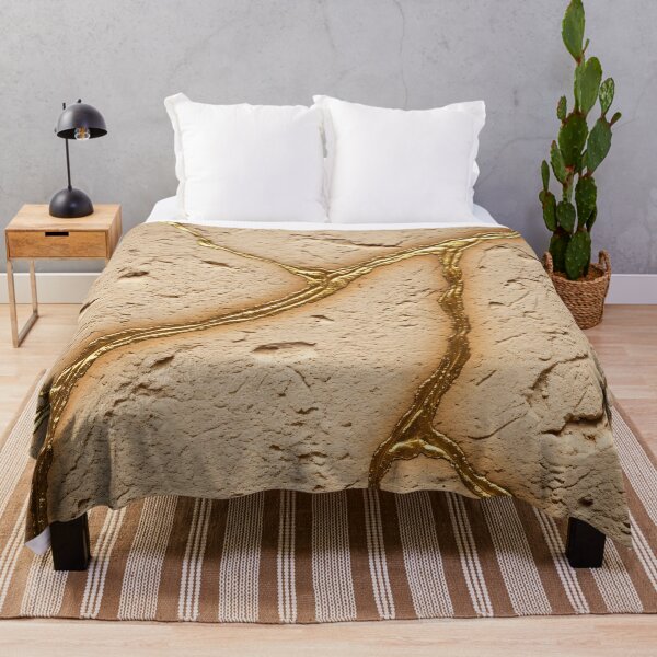 Item preview, Kintsugi Sandstone Veins designed and sold by Kaleidoscope Print.