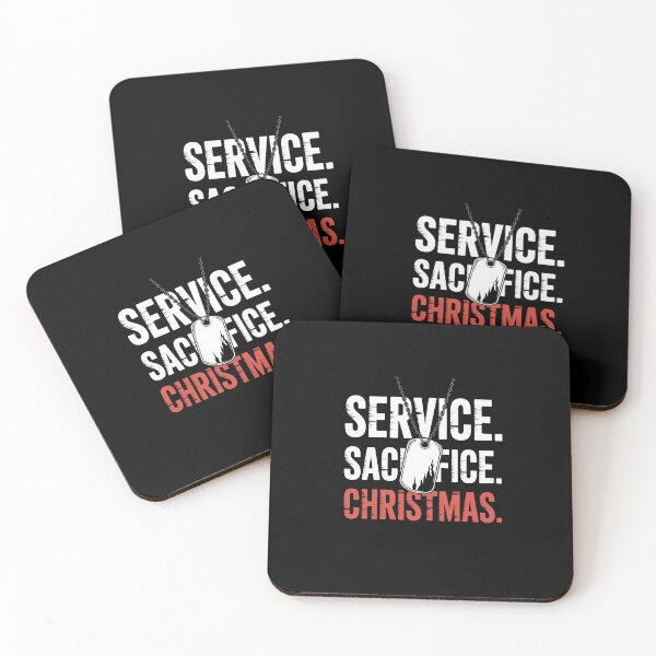Item preview, Dogtag Service Sacrifice Christmas designed and sold by Callsign 84.
