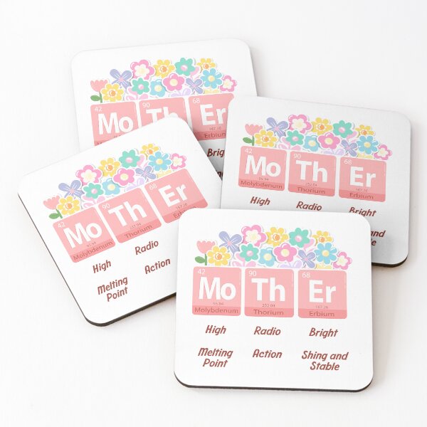 Item preview, Mother Periodic Table Design – Funny Science Mom Floral Gift for Mother’s Day designed and sold by WhimsyBunnyGarden.