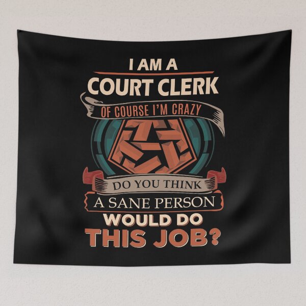 Item preview, Court Clerk designed and sold by ginawilliams39.