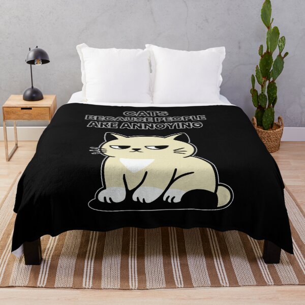 Item preview, Cats Because People Are Annoying – Funny Cat Lover Shirt designed and sold by Kewessthetic.