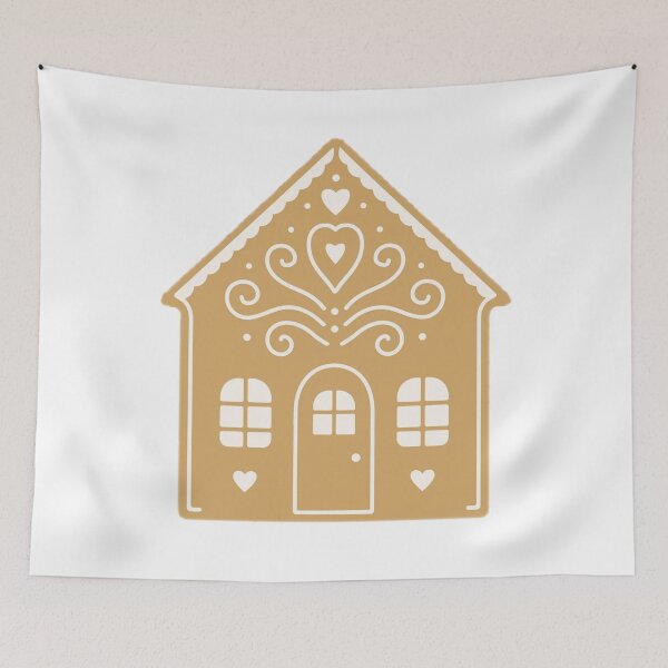 Item preview, Gingerbread House in Natural Cookie Color designed and sold by goold-fish.