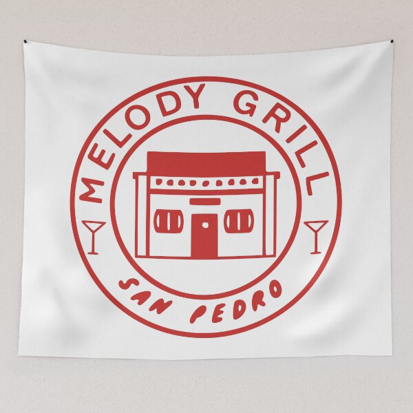 Item preview, Melody Grill Vintage Restaurant Logo – Classic San Pedro Diner Badge designed and sold by Yeaha.