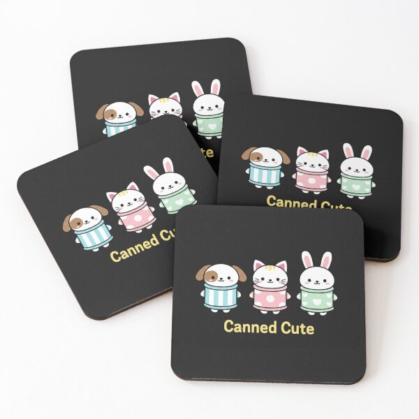 Item preview, Cute Canimals Inspired T-Shirt | Kawaii Animal Cans Cartoon Tee designed and sold by GeniePixel.