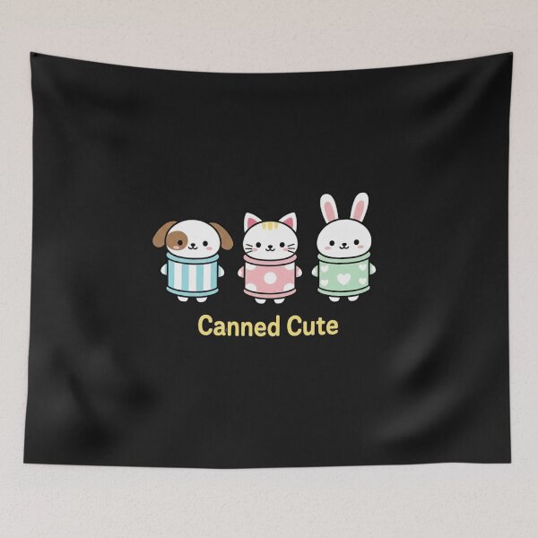 Item preview, Cute Canimals Inspired T-Shirt | Kawaii Animal Cans Cartoon Tee designed and sold by GeniePixel.