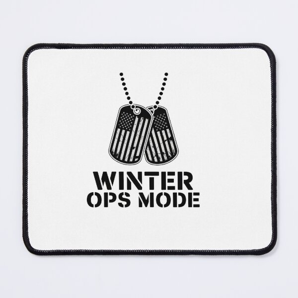 Item preview, Winter Ops Mode US Flag Dogtags designed and sold by Callsign 84.