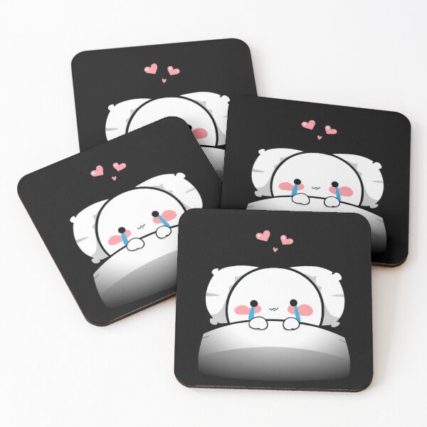 Item preview, Soft Tears of Happiness – Cute Cozy Character Wrapped in Love designed and sold by PixelVibe782.