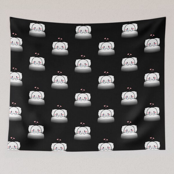 Item preview, Soft Tears of Happiness – Cute Cozy Character Wrapped in Love designed and sold by PixelVibe782.