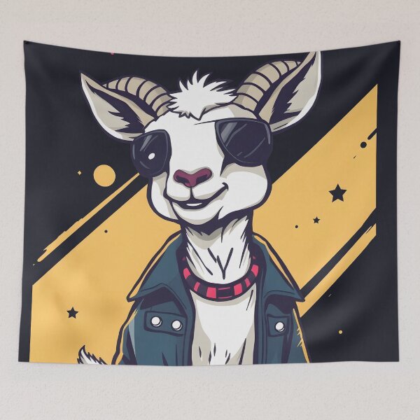 Item preview, Playground Punk Goat Future Frint-Front-Kid designed and sold by Amplify-n-Co.