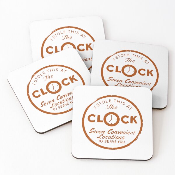 Item preview, The Clock Vintage Store Logo – Retro Circular Typography Sign designed and sold by Yeaha.