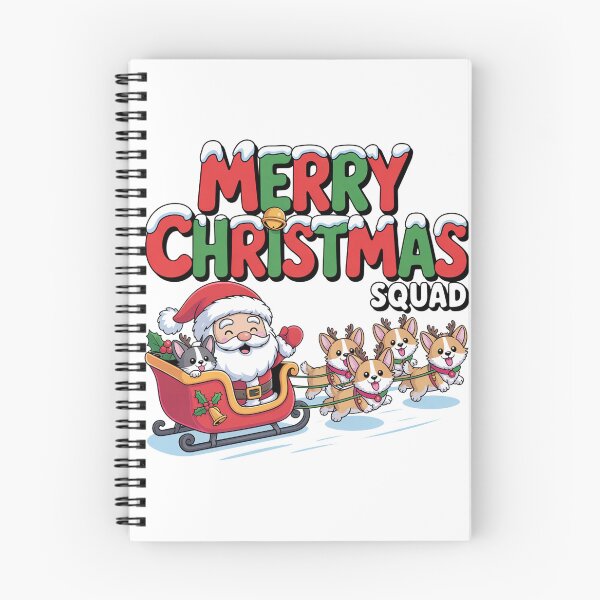 Item preview, Funny Santa Dog party merry Christmas to all of you Xmas Gift squad  designed and sold by kaka8888.