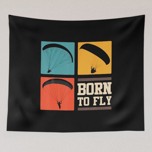 Item preview, Born To Fly Paraglider Pilo Hobby Flying Paragliding designed and sold by AileighKyser.