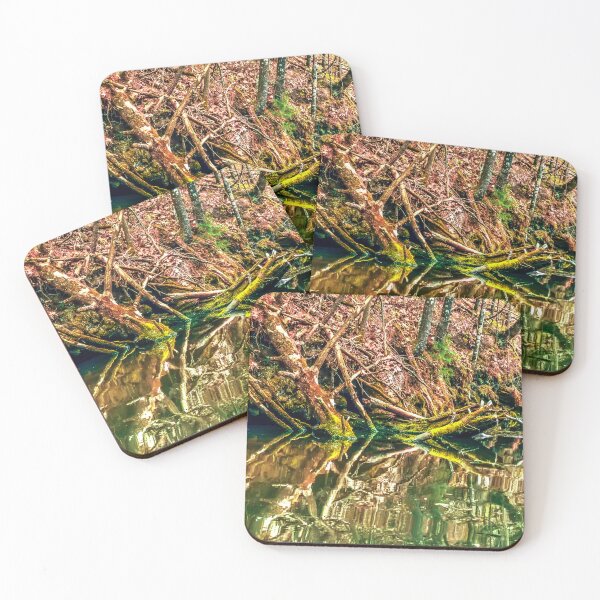 Item preview, Forest Lakeshore Mirror Reflection designed and sold by aadventures.