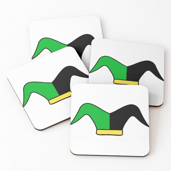 Item preview, Jester, Joker or Clown Black and Green Icon designed and sold by shennix.