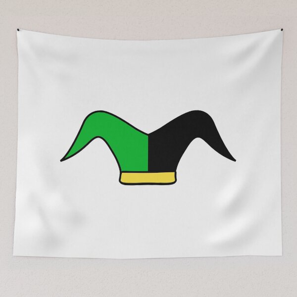 Item preview, Jester, Joker or Clown Black and Green Icon designed and sold by shennix.