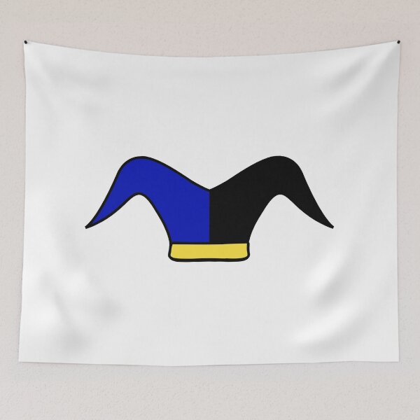 Item preview, Jester, Joker or Clown Black and Blue Icon designed and sold by shennix.