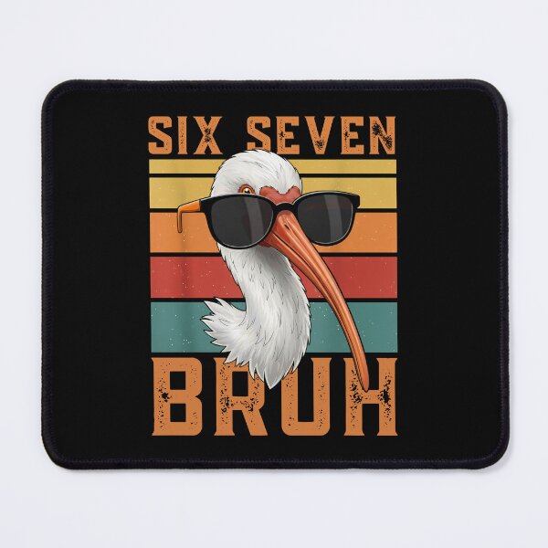 Item preview, Six Seven Bruh Meme | Funny Cool White Ibis 67 Sunglasses Tee designed and sold by LashondaGreen89.