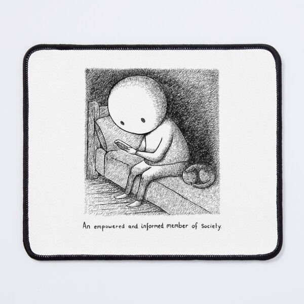Item preview, Fitter Happier - Illustration  designed and sold by bangart.