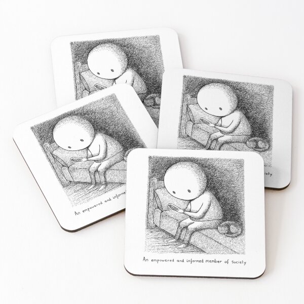 Item preview, Fitter Happier - Illustration  designed and sold by bangart.