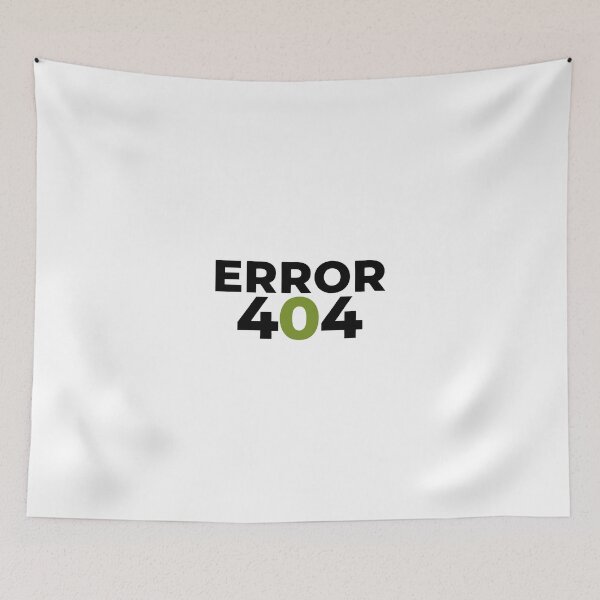 Item preview, Brutalist Typography ERROR 404 Anti-Design Vector Tee designed and sold by mantra2023.