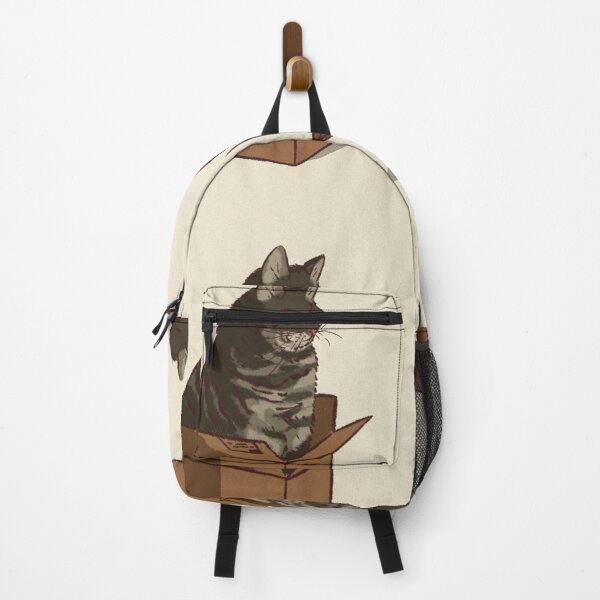 Item preview, A cute cat in a box designed and sold by Hessah-HA.