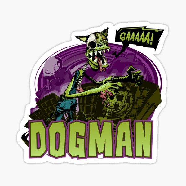 "Dogman" Sticker for Sale by stuch75 | Redbubble