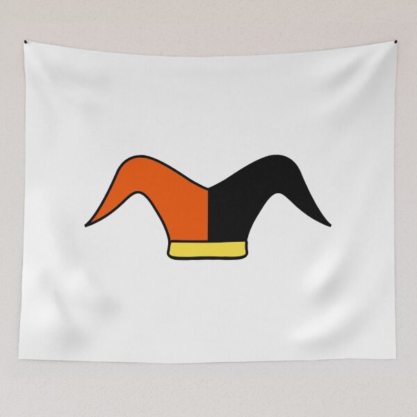 Item preview, Jester, Joker or Clown Black and Orange Icon designed and sold by shennix.