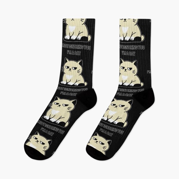 Item preview, I'm Not Ignoring You, I'm a Cat – Funny Cat Attitude Design designed and sold by Kewessthetic.