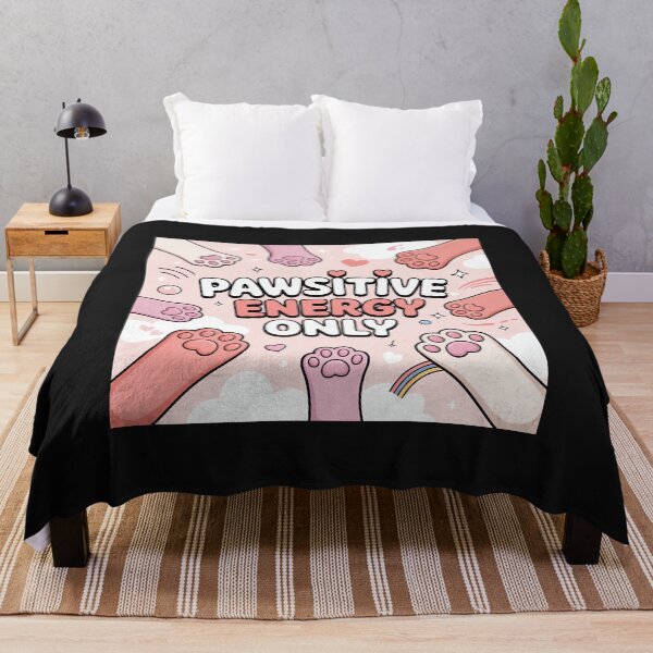 Item preview, Pawsitive Energy Only | Funny Animal Positivity Art designed and sold by Shiwwa.
