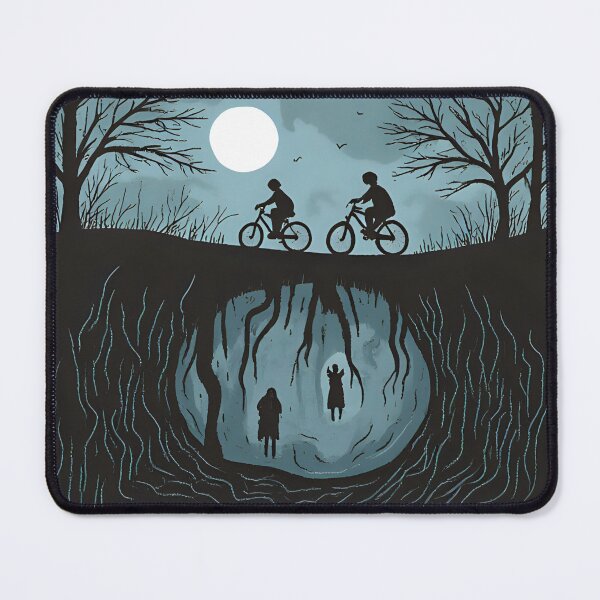 Item preview, Night Forest Silhouette Illustration – Dark Aesthetic Nature Art designed and sold by VeLuna64.
